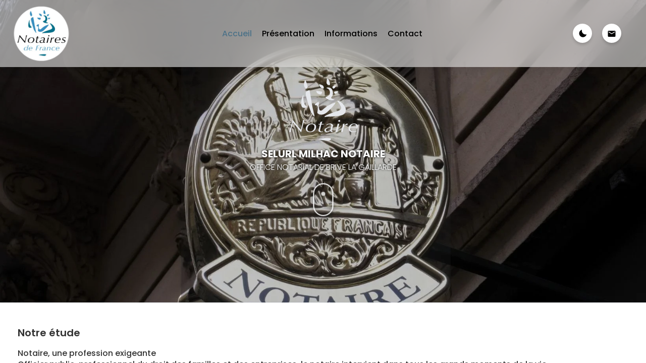 SELURL MILHAC Notaire 