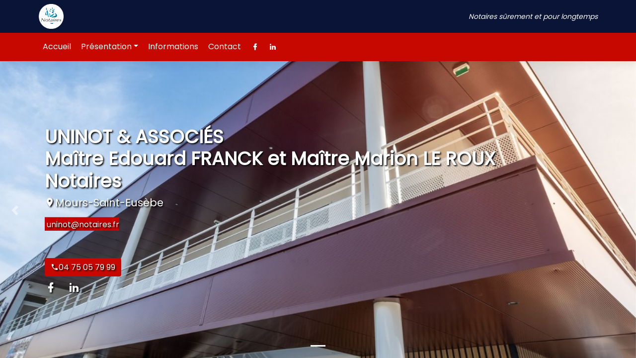 SARL UNINOT ET ASSOCIES 