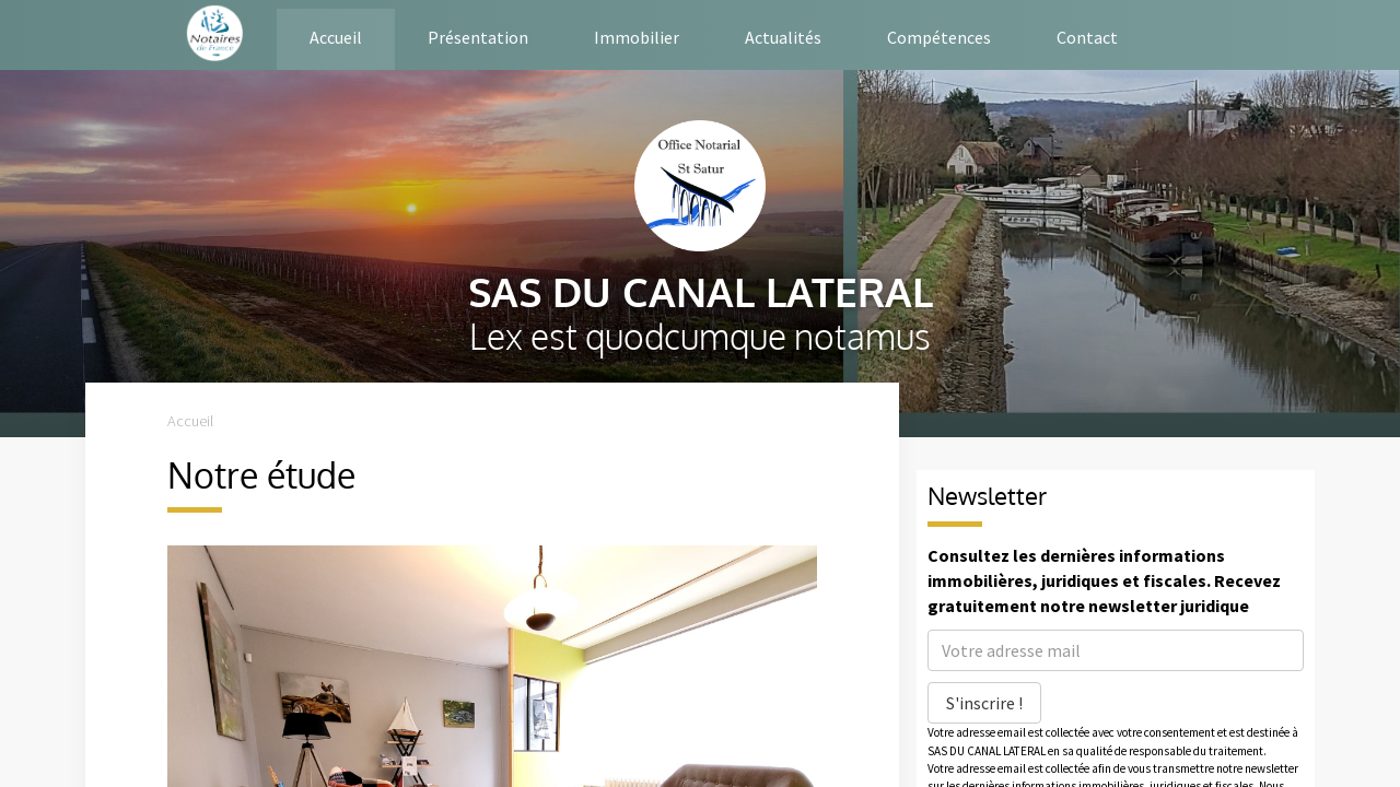 SAS DU CANAL LATERAL 