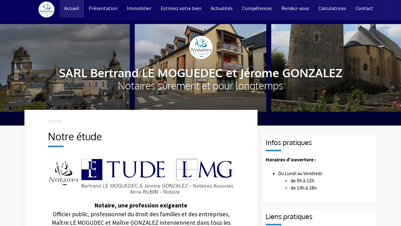 SARL Bertrand LE MOGUEDEC et Jérome GONZALEZ 