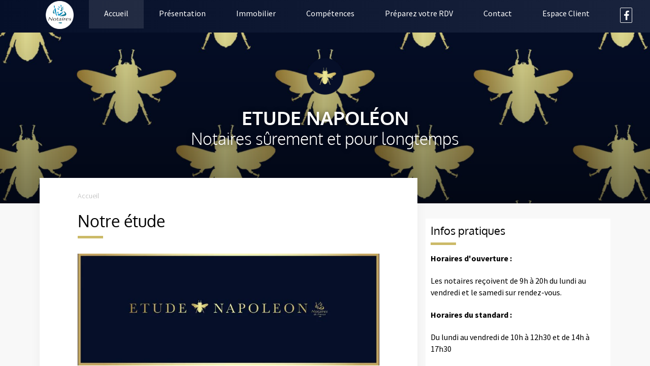 ETUDE NAPOLÉON 