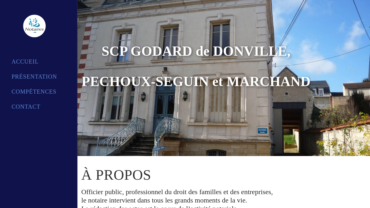 SCP Angélique GODARD de DONVILLE, Florence PECHOUX-SEGUIN et Angéline MARCHAND 
