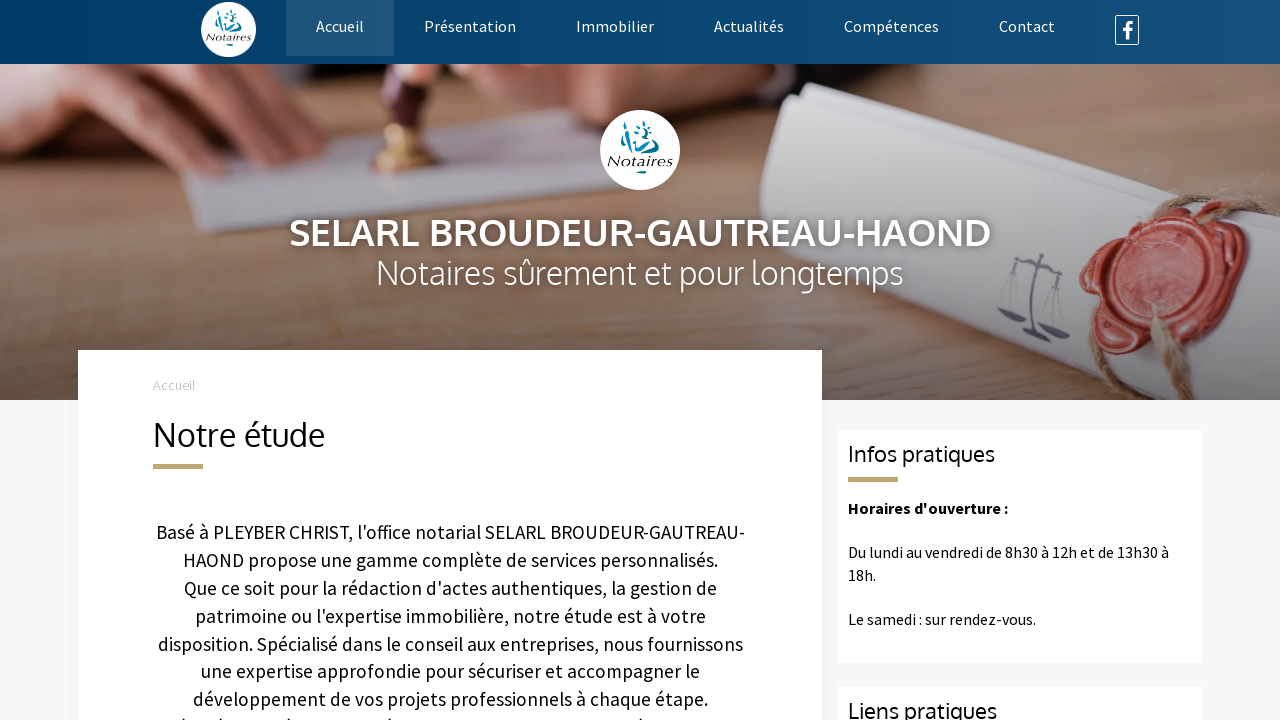 SELARL BROUDEUR-GAUTREAU-HAOND 
