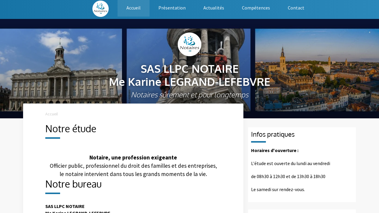 SAS LLPC - Me Karine LEGRAND-LEFEBVRE 